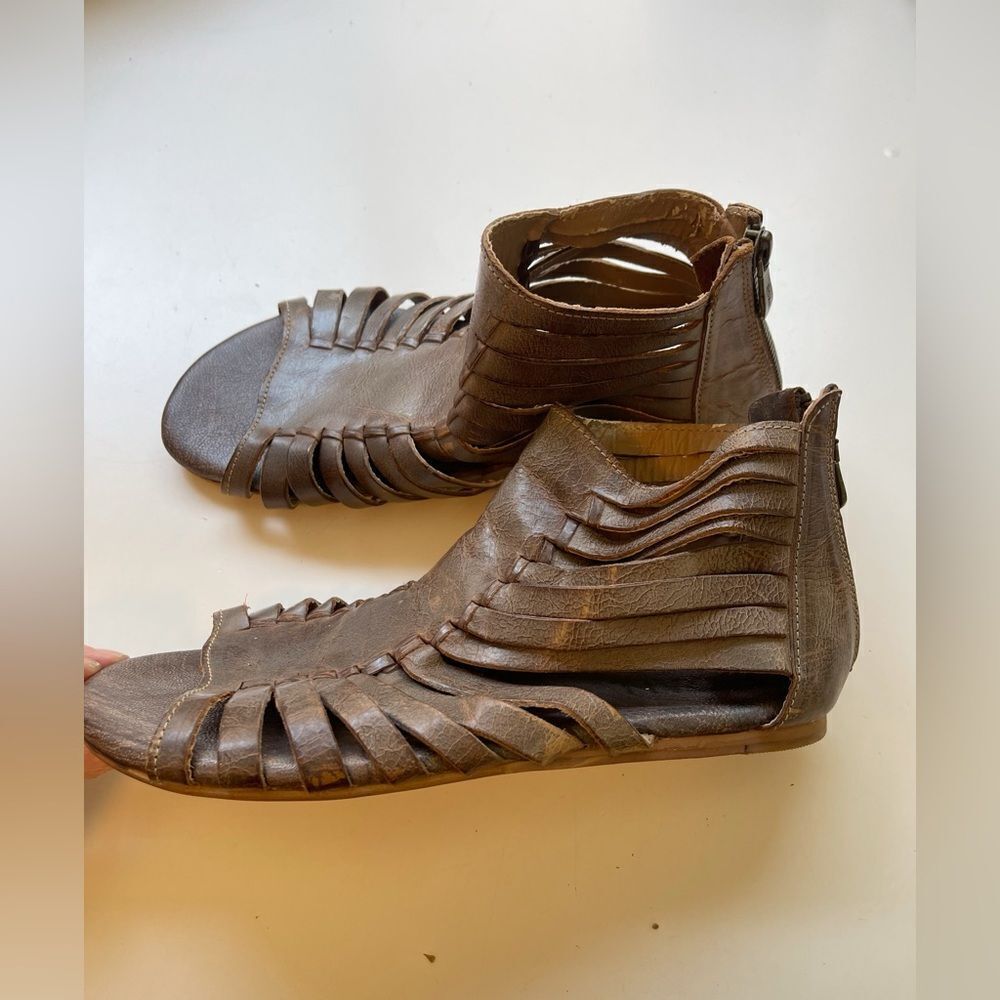 Bed Stu x Roan gladiator sandals in a rustic brown. 8 - Picture 8 of 17